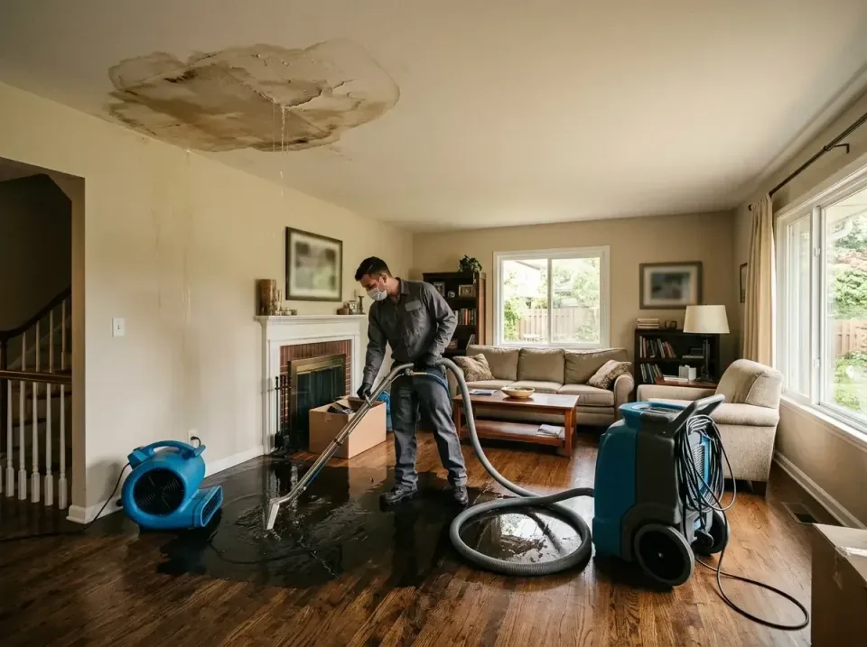 attic-pipe-burst-ceiling-drip-008 — frequently asked questions, Water Damage Restoration & Carpet Care in Swarthmore, PA